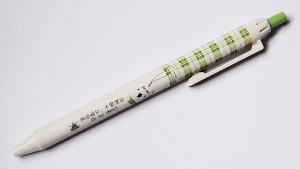 Laundry label fine-point retractable gel-ink pen