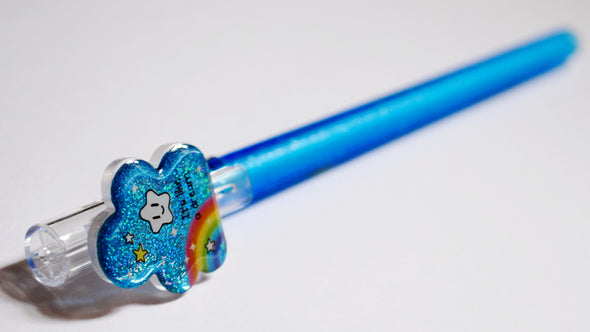 Rainbow cloud fineliner erasable gel pen