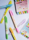 Bunny bake-off double-ended highlighter pens pack