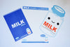 Kawaii happy milk bottle letter set