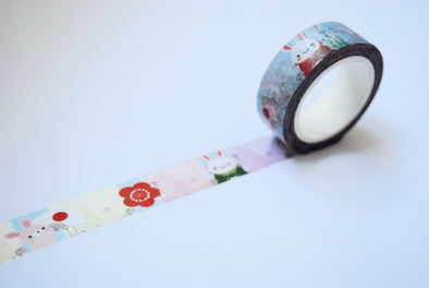 Japanese bunnies washi tape