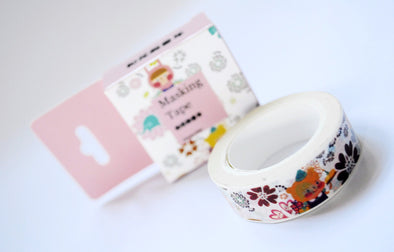 Birthday blooms washi tape