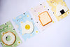 Energizing breakfast sticky note pad