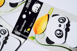 Handy panda sticky note pad