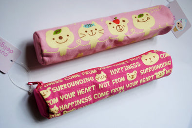 Kawaii in-the-pink pencil case