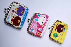 Kawaii colourful coin purse