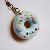 Kawaii bear-face donut phone charm