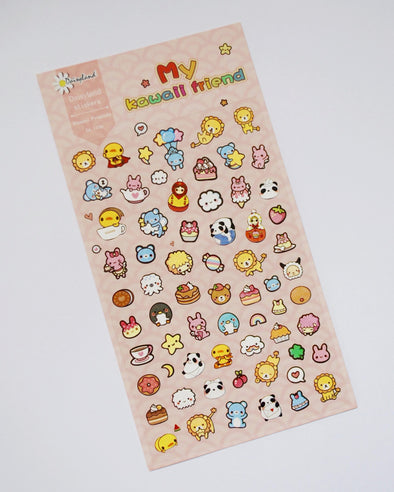 Kawaii friends cute seal stickers