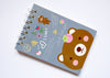 Kawaii animal mini wirebound notebook