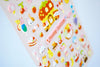 Cute sweet-tooth pretty rabbit puffy stickers